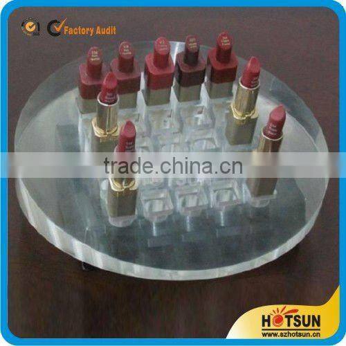 elegant style acrylic cosmetic display stand for lipstick/perfum/ nail oil/ skin cream/beauty product