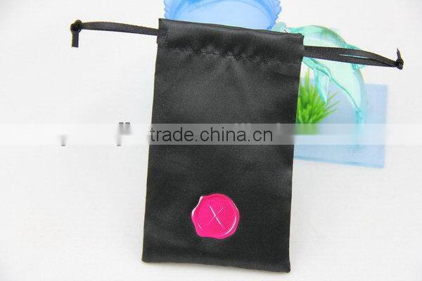 High quality Cheapest satin folding zipper pouch