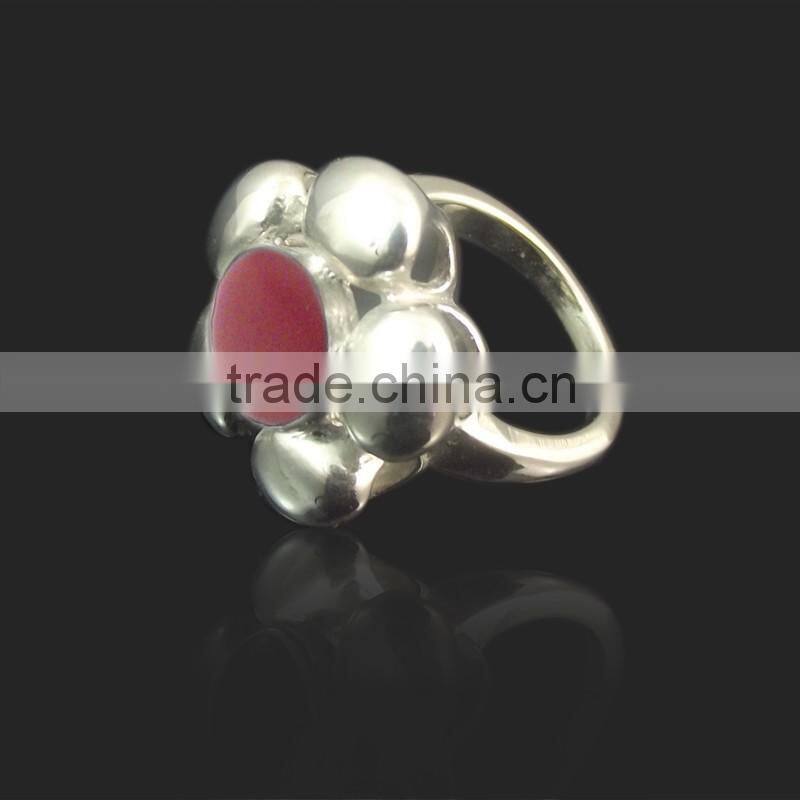 316L stainless steel enamel rings for women