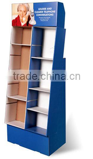 Customized Cardboard Display Stand For Wine Bottle/for coca cola