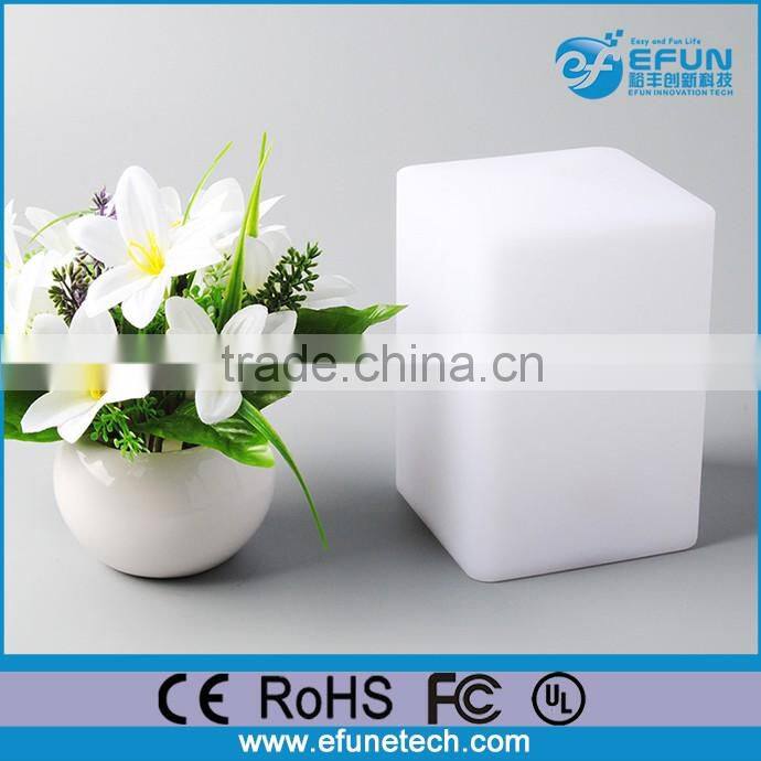 RGB color battery rechargeable home decorating table/desk/floor led night lamp