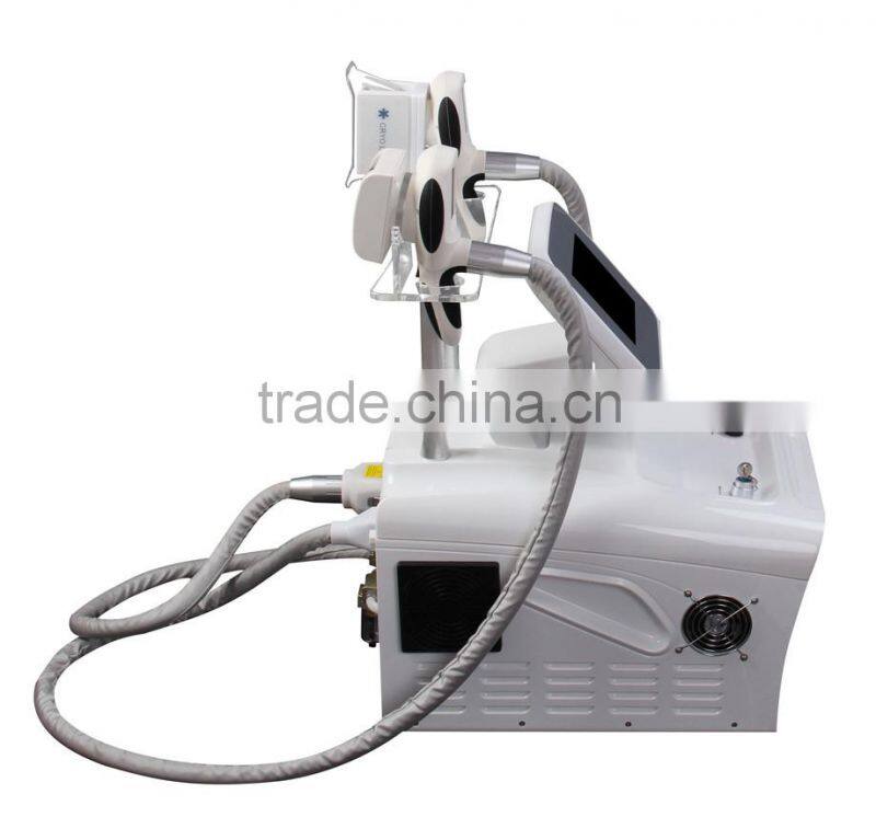 High effective double cryo heads new cool fat freezing instrument