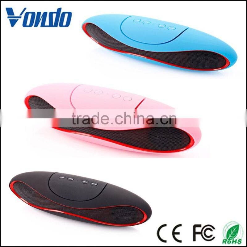 Vondo Hot Selling Stereo Rugby Bluetooth Speaker With Fm Radio,Mini Rugby Speaker Outdoor Bluetooth Speaker