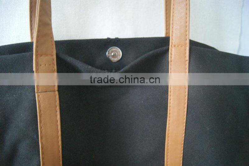 black big size Canvas shopping bag stock bag