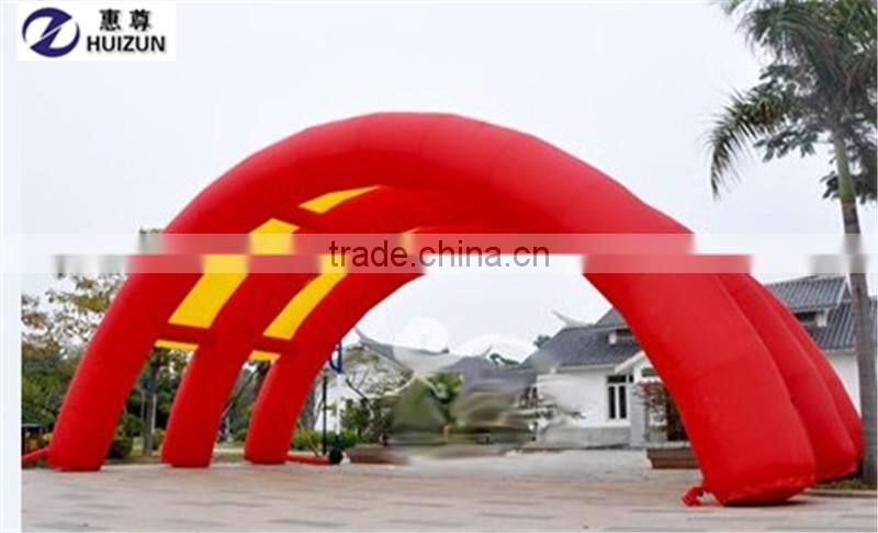 Attractive Colorful Promotion Advertising Double Inflatable Arch