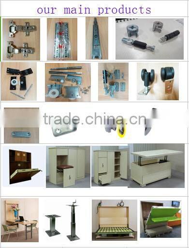 Side Mounted Hidden Wall Bed Mechanism with Automatic Vertical Legs