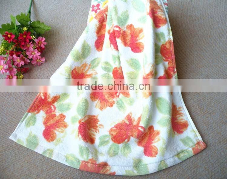Kitchen towel reactive printed wholesale cotton tea towel fabric