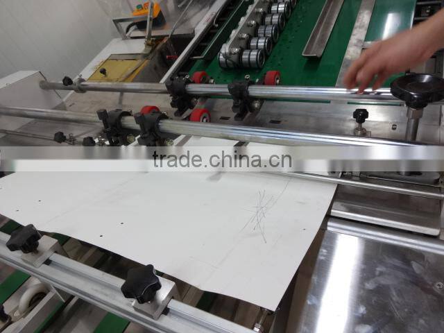 High speed food paper bag making machine