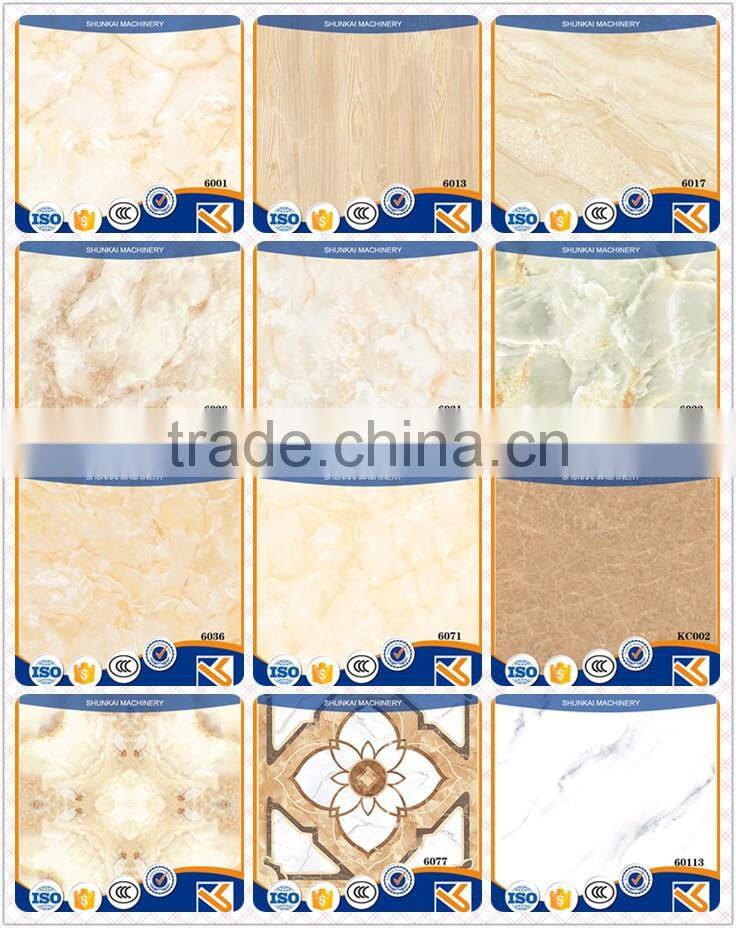 3d wood color wall ceramic floor tile