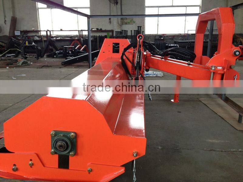 Side cutting 3 point flail mower