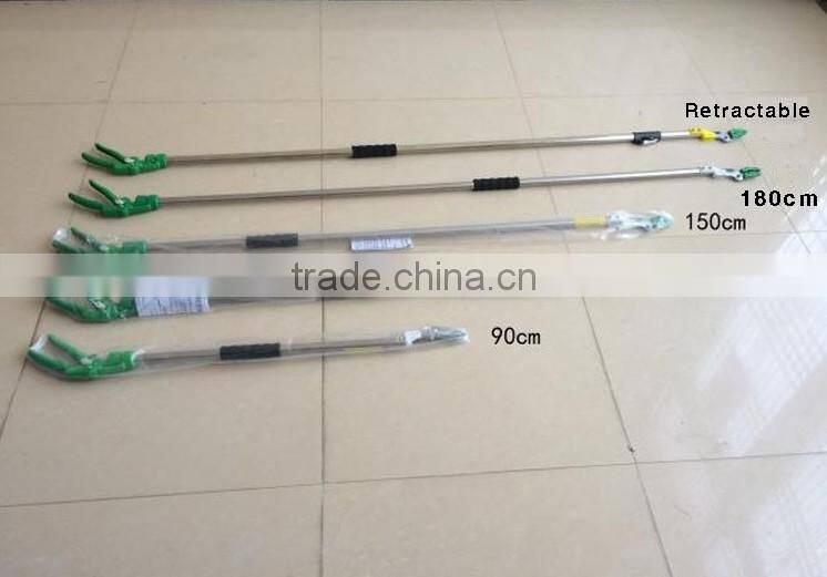 iLOT Stainless Steel Telescopic Extendable Long Reach Tree Pruner Fruit Picker 70.8-122 inch