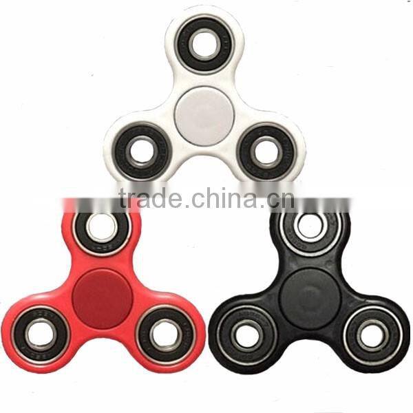 Colorful Fidget Toy Finger Spinner With Ceramic 608 Bearings Red Blue