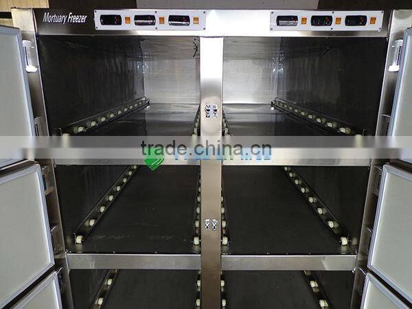 Medical morgue stainless steel mortuary refrigerator price