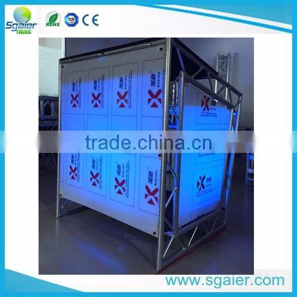 Led light folding mobile portable dj table bar counter for sale