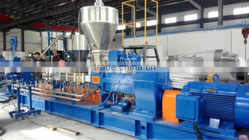 Non woven fabric filler compounding master batch extruder machinery