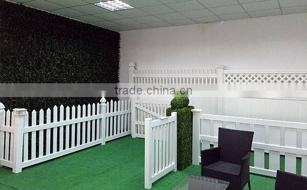 Decorative PVC White Picket Fence