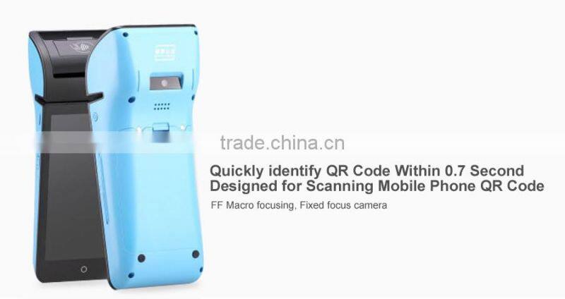 EMV PCI GPS NFC 4G LTE android pos with thermal printer