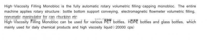 High viscosity Liquid Filling system