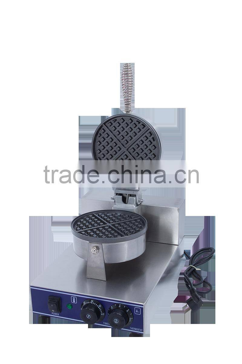 Commercial Single Head Stainless Steel Waffle Maker GRT-1