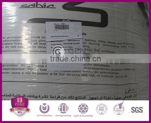 SGS ISO approve high quality transparent polycarbonate sheets manufacturers