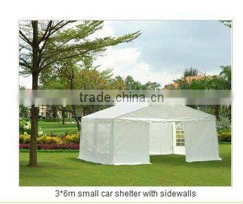 4*6m strong frame with heavy duty roof and sidewalls car canopy