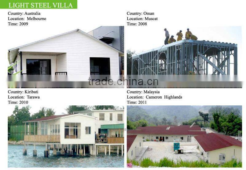 fast construction steel structure prefab house prefab villa