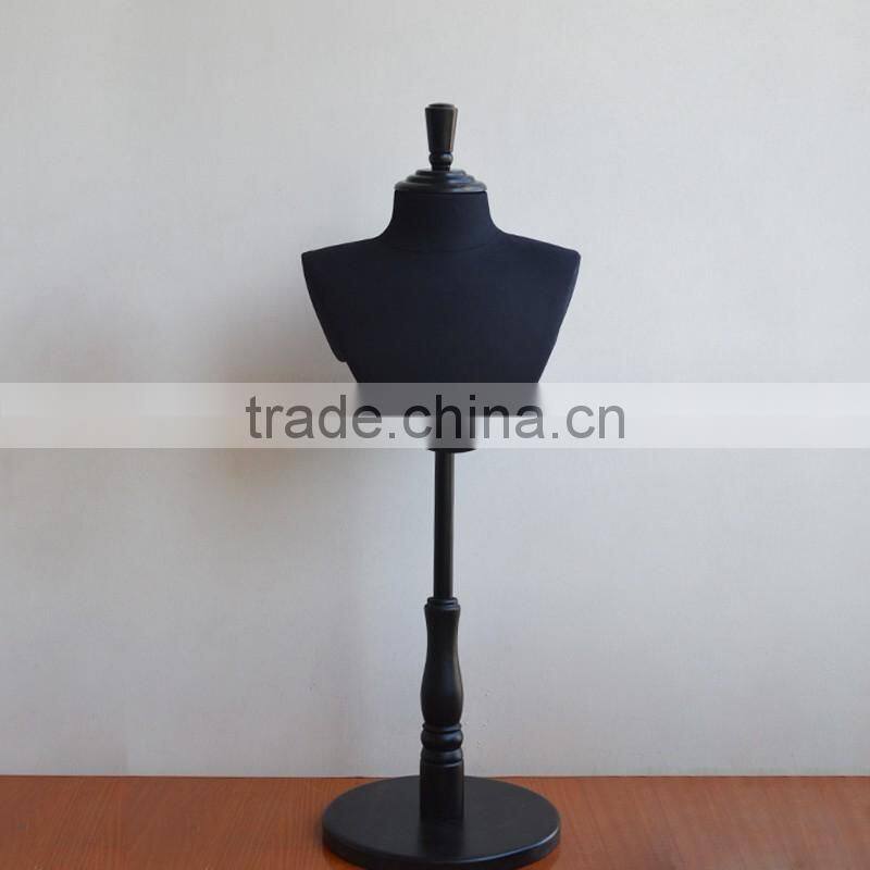 Fashionable male Fabric Mannequin Head For Hat and Glasses Scarf Wig Shop Display