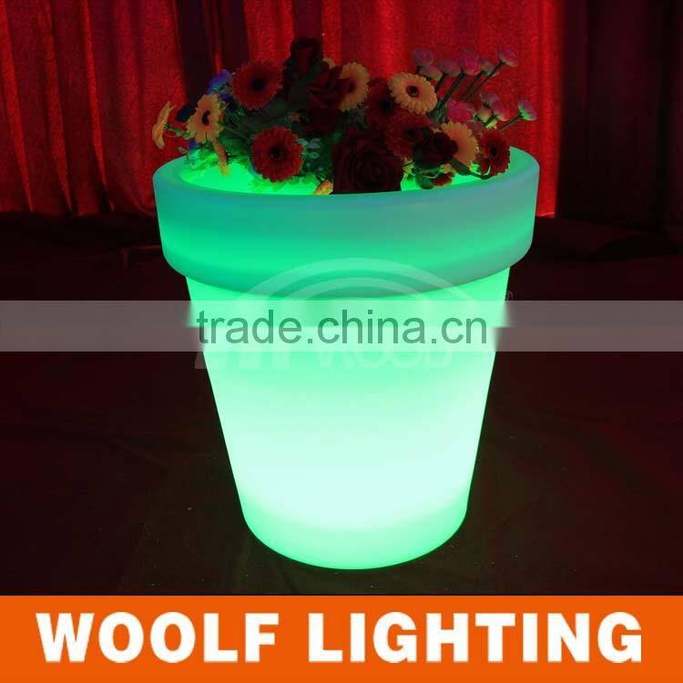 Amazing Lovely Yard and Garden Decorative Illuminated Flashing LED Light Flower Pot