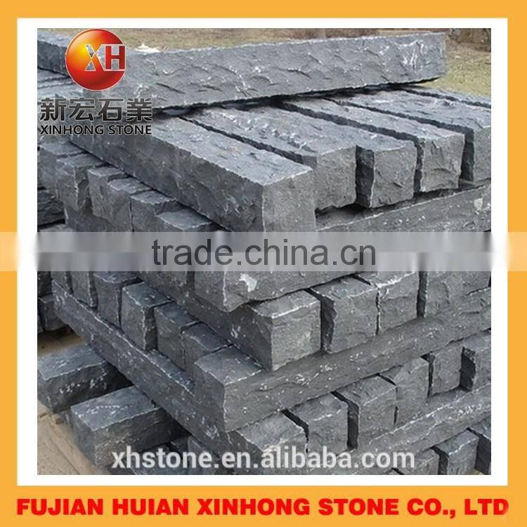 Black basalt pillar,high quality stone pillar