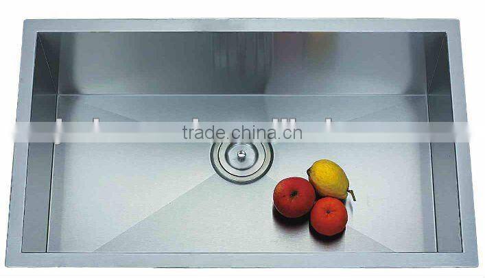 7646H Single bowl handmade sink