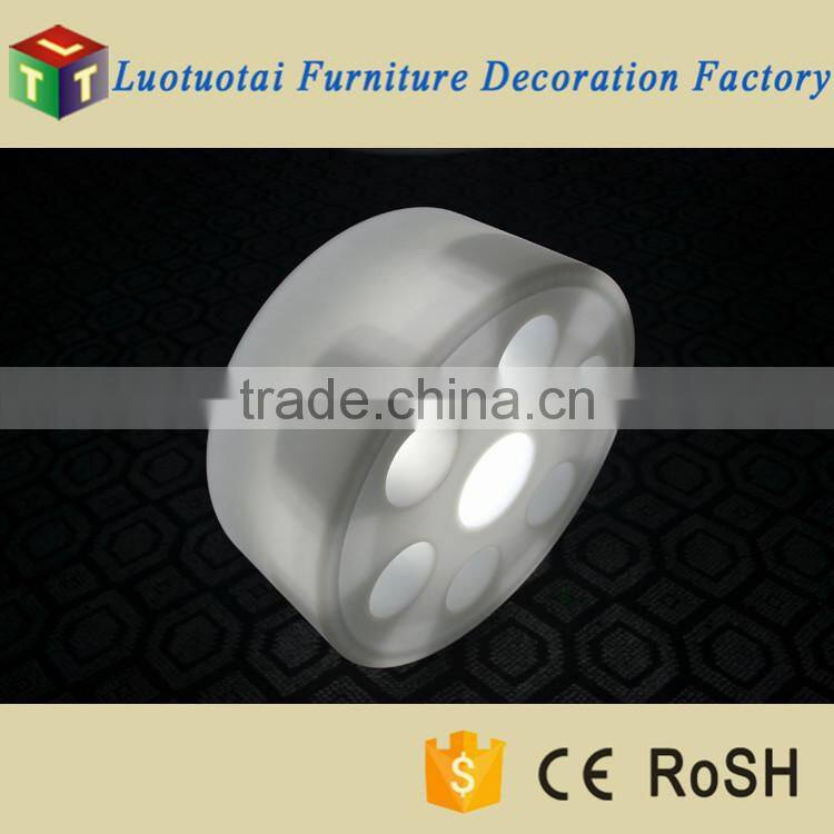 Factory sale plastic waterproof champagne led ice bucket/wine tray for outdoor use