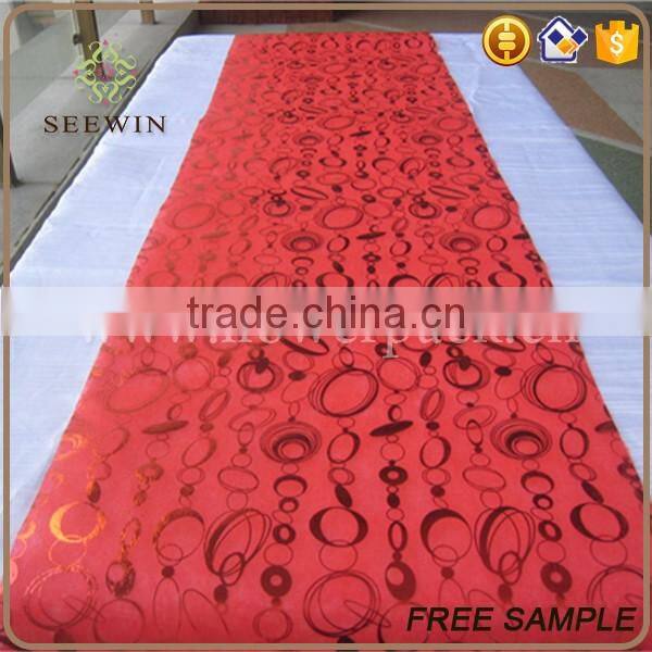 Cheap Polyester Non Woven Fabric Roll For Table Runner