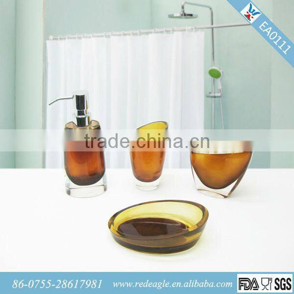 Hotel resin bathroom accessories holder green