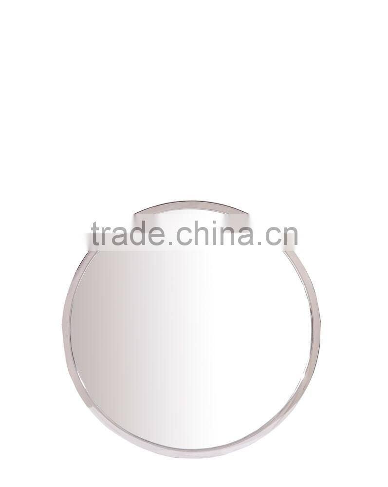 stainless steel frame decorative wall mirror round