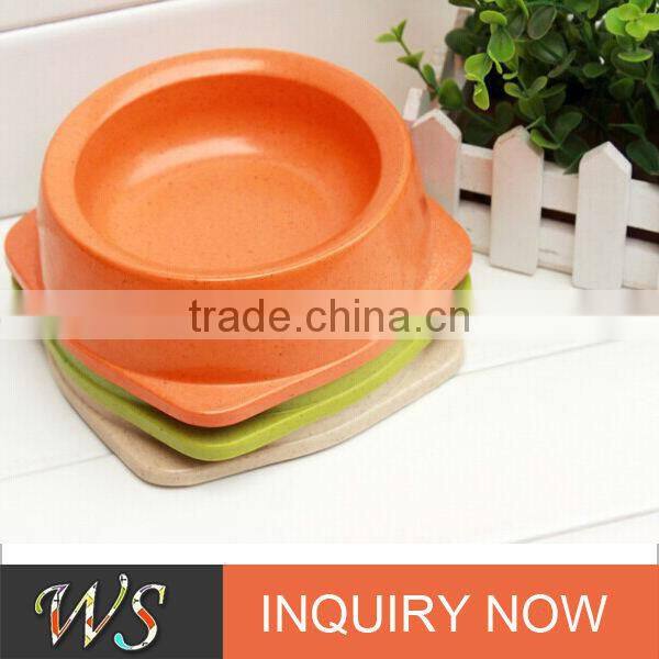 Eco-friendly Bamboo Fiber Dog Feeding Bowl