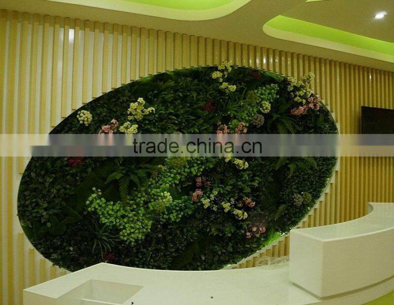 indoor vertical garden green wall factory price artificial plant wall