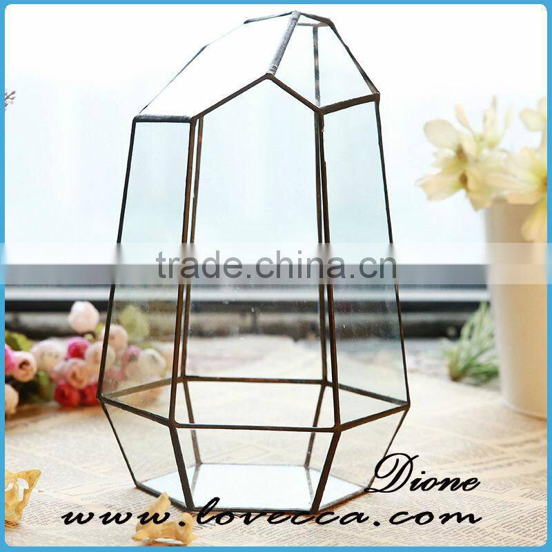 Lovely wholesale plant geometric glass terrarium glass container glass ball