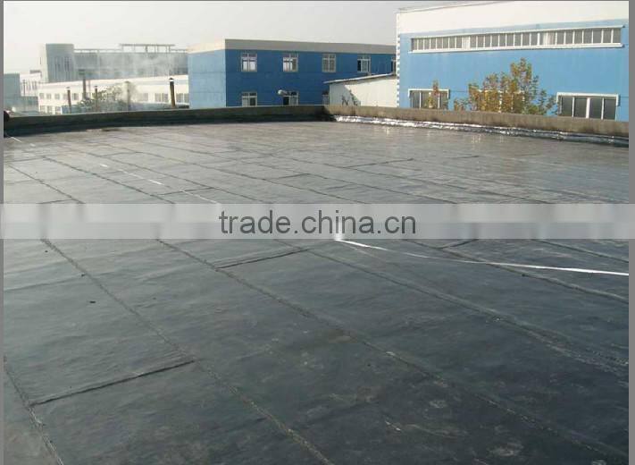 Waterproof rolling material in concrete roof