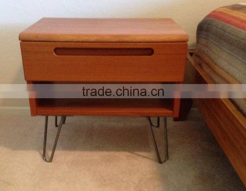 6 inch 2 rod cheap metal solid steel hairpin leg for wood furniture parts