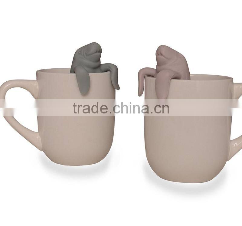 silicone manatee tea infuser