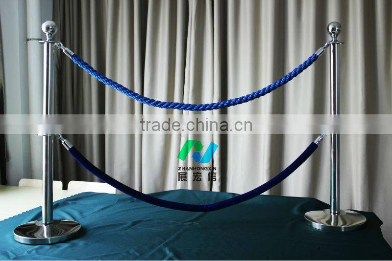 Roadway safety museum exhibition barrier stanchion