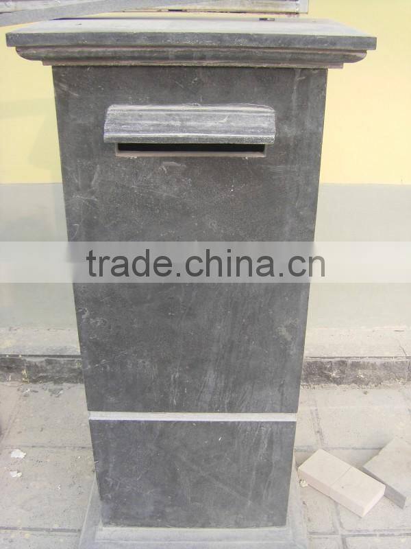 outdoor decoration cheap antique granite stone mailbox wholesale