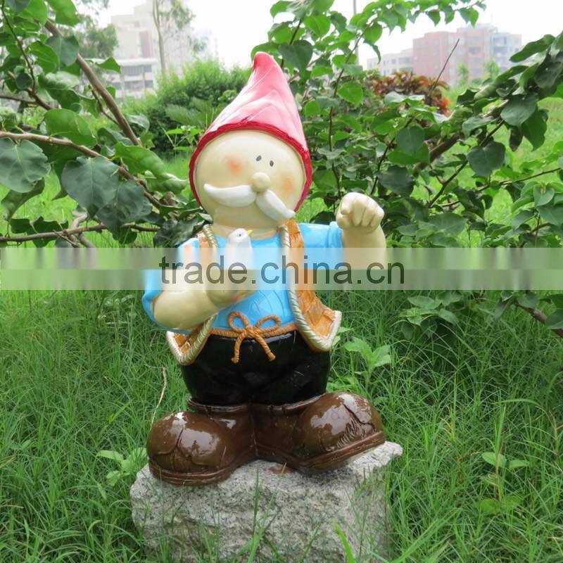 outdoor garden decoration resin craft fiberglass Santa Claus statue