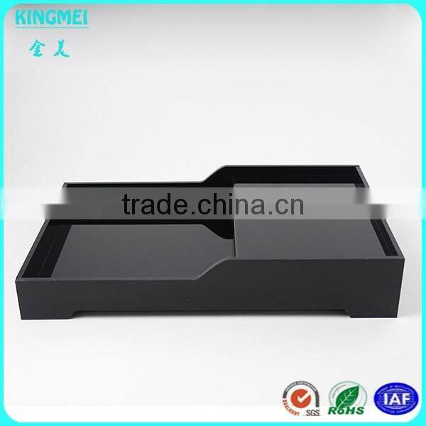 Customized monogrammed acrylic serving tray, bathroom amenities tray, bathroom towel tray