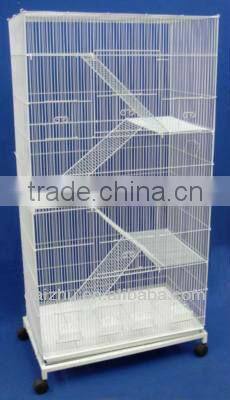 4-Layer Ladders Metal Chinchilla Cage, Metal Ferret Cage, Hamster Cage