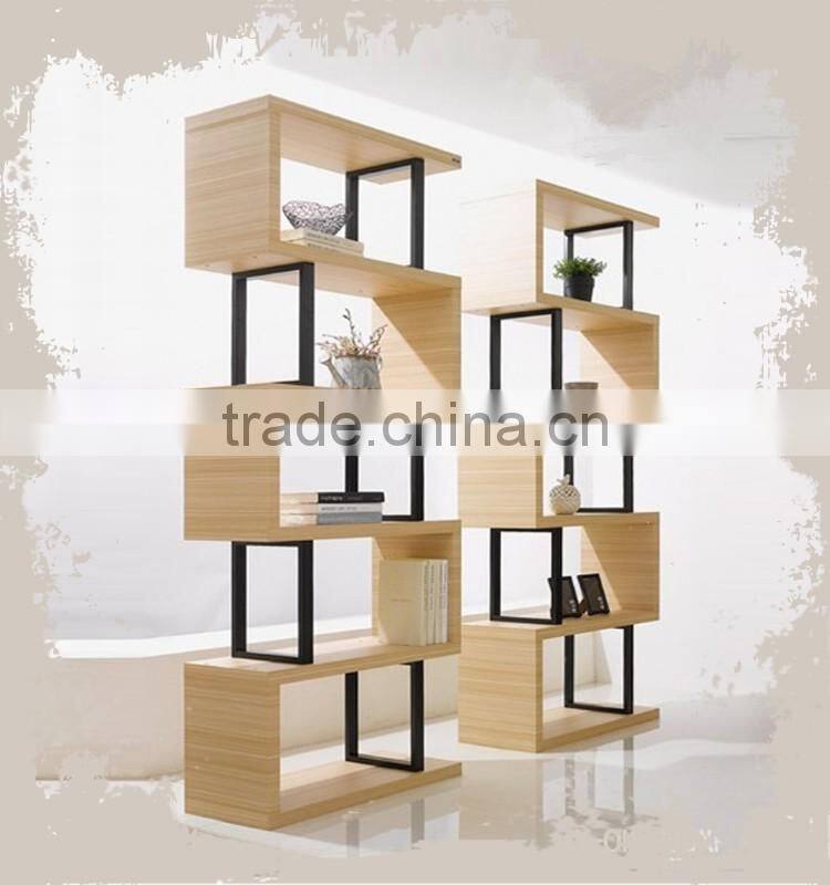 triangle decorative living room wooden wall shelf/bookshelf for home furniture