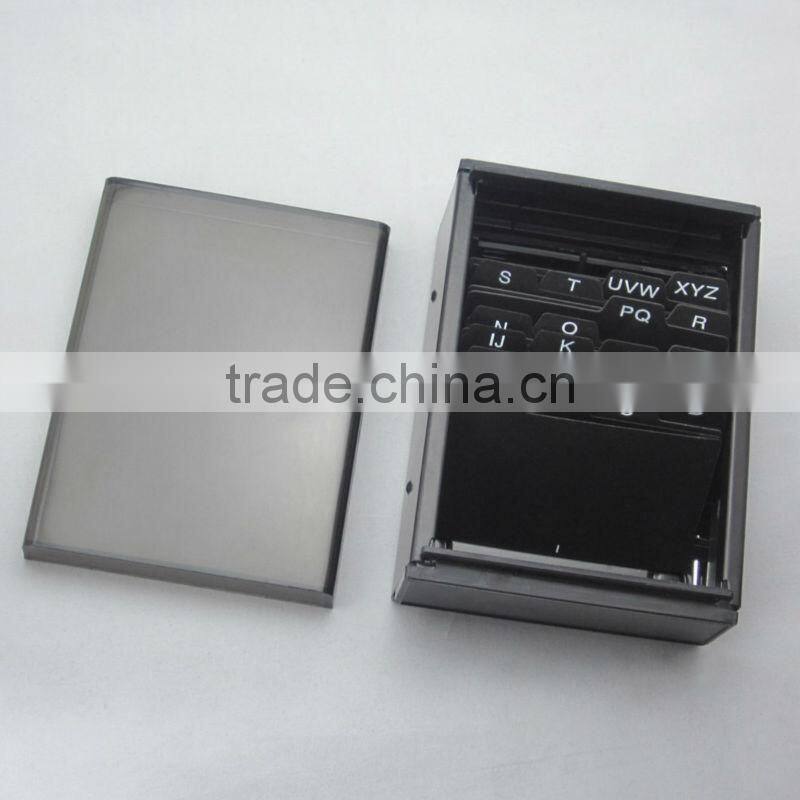 400 sheets desktop metal name card box