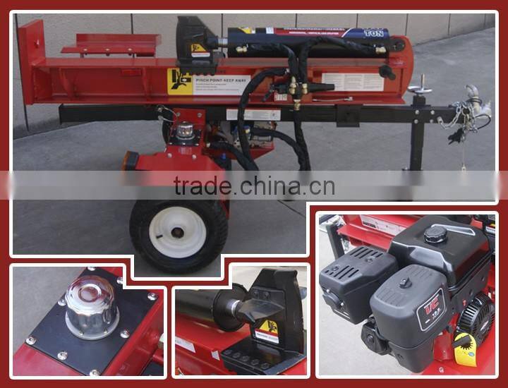 Italy style high capacity Honda gas engine with CE approved industrial size log splitter with diesel power 50ton