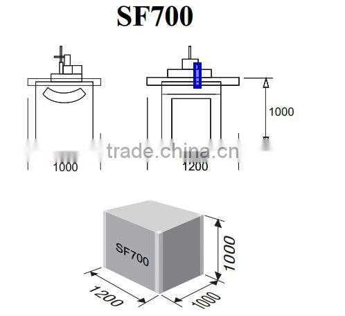 EUROPEAN QUALITY CE spindle moulder with sliding table SF700