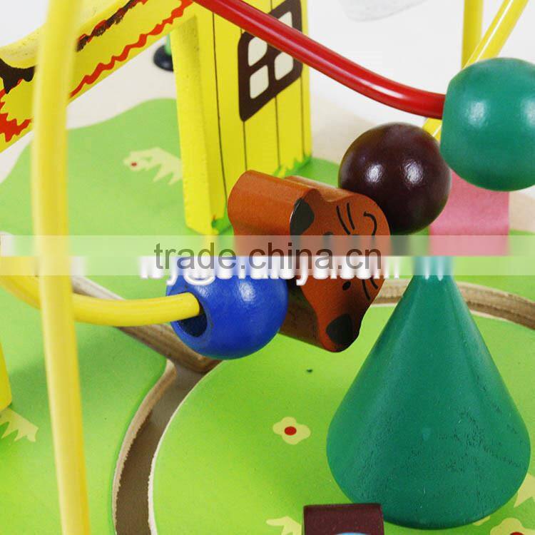 wholesale best wooden bead toys for toddlers educational games wooden bead toys for toddlers W11B141